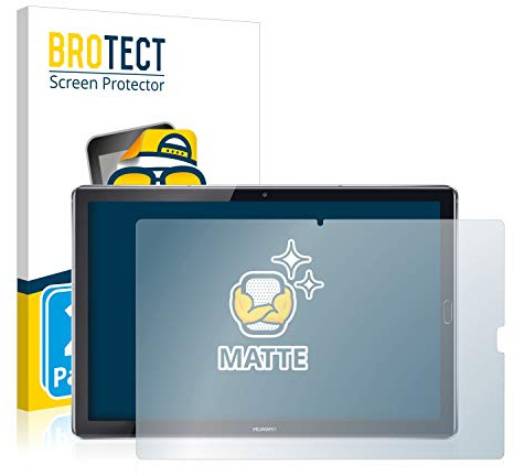 brotect Protection Film compatible with Huawei MediaPad M5 10.8 | 2 Pack Matte Screen Protection Made in Germany Anti-Glare Anti-Fingerprint Case-Friendly