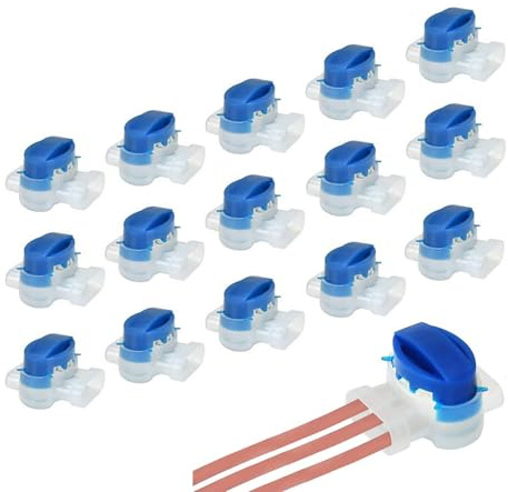 CTRICALVER wasserdichter Stecker 15er Pack Kabelstecker wasserdichter Stecker Crimpen automatisches Rasenmäherzubehör