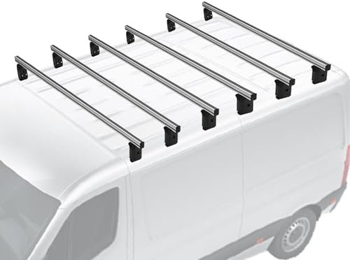 Menabo Dachträger Querträger für VW Crafter 2006-2025 Grundträger Alu Silber 6X