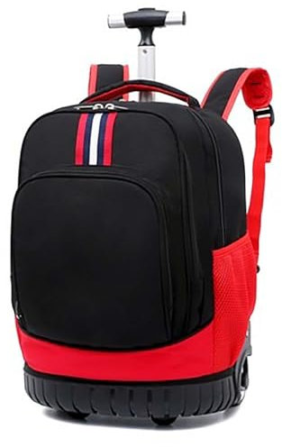 GOTYKE Laptop Trolley Rucksack Business Rolling Reiserucksack mit Rollen Handgepäck Groß Rucksack Laptoptasche Rollkoffer für Herren Damen wasserdichte Aktenkoffer für Reisen/Männer/Frauen(22)