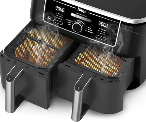 2x Spritzschutz Friteuse kompatibel mit Ninja Foodi MAX Dual Zone AF400EU & AF451EU Heißluftfritteuse, Zubehör für Frireuse Antiöl Schutz für Heizspirale und Ventilator