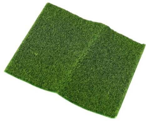 YIMOCHEN Kunstrasen 4 stücke 15/30/50 cm Gras Matte Künstliche Grünland Simulation Moos Rasen Gefälschte Grüne Gras Matte Teppich DIY Kunstrasen Rasen Teppiche Kunstrasen Outdoor(30x30cm)