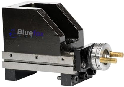 BLUEFOX TOOLS Vertical Slide 90mm x 50mm | Lathe Machine Milling Attachment | Ideal for DIY Milling Operations | for MINI LATHES Like SIEG C3 CL300M EMCO WARCO MYFORD