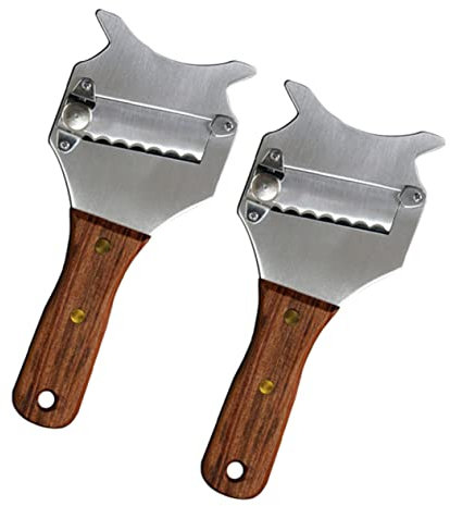 OUNONA 2piezas Cortador Multifuncional De Queso y Trufas Rallador De Rebanador De Herramienta De Cocina Diseño Cocina