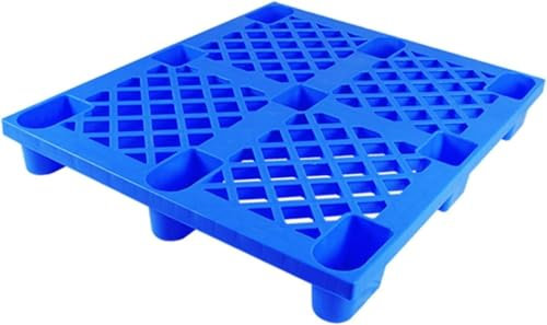Estantería de almacenamiento de paletas de plástico Bandeja ventilada de malla transpirable de polietileno Cocina Supermercado Garaje Armario exterior Trastero Bandeja resistente a la humedad(80x80x14