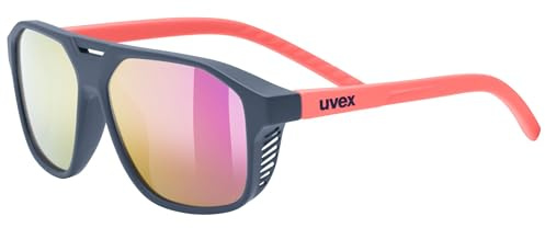 Uvex cosmic - occhiali sportivi per bambini - 100% protezione UVA, B, C - specchiato - blue-red matt/mir.purple - one size
