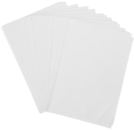 Hemobllo Papier à Planter, Papier de Germination pour Culture Hors-Sol de Germes et Pousses de Haricots, Blanc, 100 Feuilles, Retient L'humidité