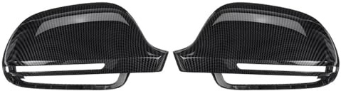 ZOUWZIOU Gusci Specchietti Auto Alloggiamento Specchio Retromarcia Copertura Specchio Retrovisore Copertura Specchio Retrovisore Auto per Q3 SQ3 A8 D3 S4 S5 S6 S8 A3 8P A6