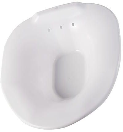 DECOMELODY Sitzbad Toiletten Sitzbad Becken mit Überlauf Rutschfest Langlebig für Schwangere Senioren und Postoperative Pflege Einfache Gesundes Hygiene