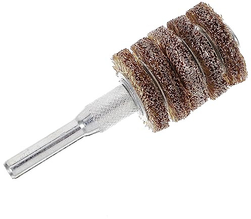 Yardenfun Drahtbürste Für Bohrmaschine 5-lagige Metallbürste Aus Stahl 25mm Durchmesser Rostlösend Verschleißfest Mit Rundem Schaft Für Metall Und Holzreinigung