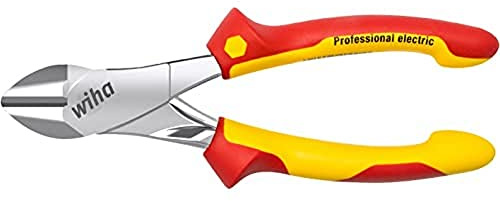 Wiha 41329 - Alicates de corte diagonal de fuerza Professional electric con DynamicJoint Z 16 3 06 200 mm SB Professional electric Cod. Z16320006SB Schwarz