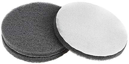 sourcing map 5 Inch 800 Grit Drill Power Brush Tile Scrubber Scouring Pads Cleaning Tool 3pcs