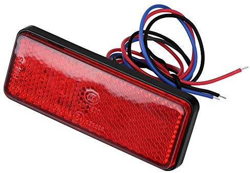 Feu Antibrouillard Arriere,reparation feu stop,Feu Stop Moto,Polaris 700 Edge Snowmobile Taillight Lens,Feu Arriere Moto,Feux Stop Led,Lumière De Frein De Queue De Moto,12V 2.4W Moto Universelle Scoot