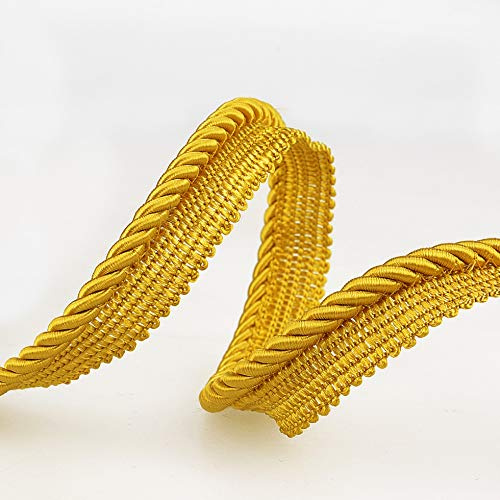Flanged Piping Cord Yellow - per metre