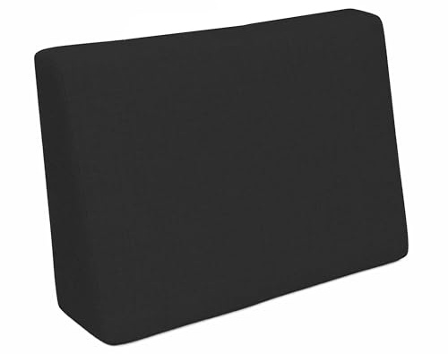 POKAR Palettenkissen Palettenauflagen mit abnehmbarem Bezug Palettenauflage Palettenmöbel Palettensofa, Seitenkissen 60x40, Anthrazit