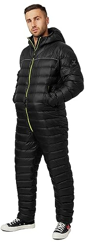 Walksey Down Suit, Der Daunen Outdoor Jumpsuit für Damen & Herren, Leicht Warm & Funktionell