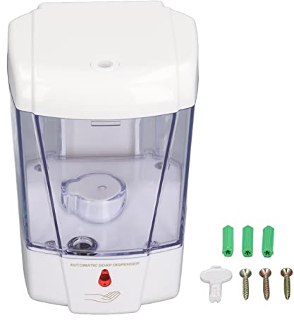 Dispenser di Sapone Automatico da 700 Ml, Contenitore per Sapone Liquido Touchless a Parete, Dispenser di Sapone da Bagno, Dispenser di Disinfettante per le Mani Schiumogeno, Dispenser di Sapone per L