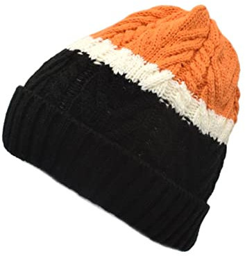 AMDOLE Black of Friday 2023 Yellow Cowboy Hat Fluffy Corkscrew Cable Knitted Bobble Hat Lined Wooly Hats Women Leopard Print Hats for Women Same Day Delivery Items Prime Todays Daily Deals