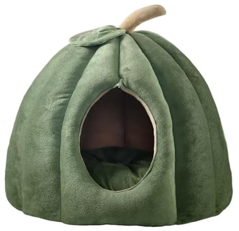 Hundebett mit Bezug, Höhle, Hundeversteck, Hundeschlafplatz, Hundehöhlenbett, Anti-Angst, rutschfest, waschbar, winddicht, warm, weich, ideal for Welpen und mittelgroße Hunde, Haustierbett, Hundebetth