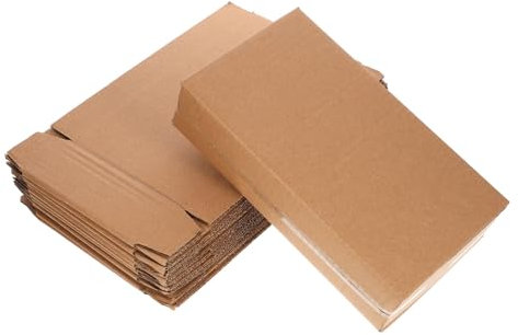 HOODANCOS 10stücke Versandkartons Aus Wellpappe Faltbare Päckchenkartons Für Kleine Firmen Stabile Verpackungsboxen Mit Härterer Papierstärke Stoßdämpfend Und Platzsparend