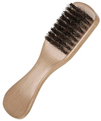 LOORGVEL Bartbürste Mit Holzgriff Aus Borsten Kompakt Langlebig Bartreinigungsbürste Für Männer Bartpflegezubehör Für Zuhause Und Unterwegs