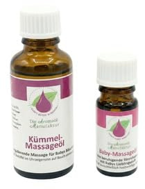 Olio aromatico di cumino da massaggio, 30 ml e olio da massaggio per bambini, 30 ml, confezione doppia con olio di cumino e olio per bambini, 100% oli essenziali naturali