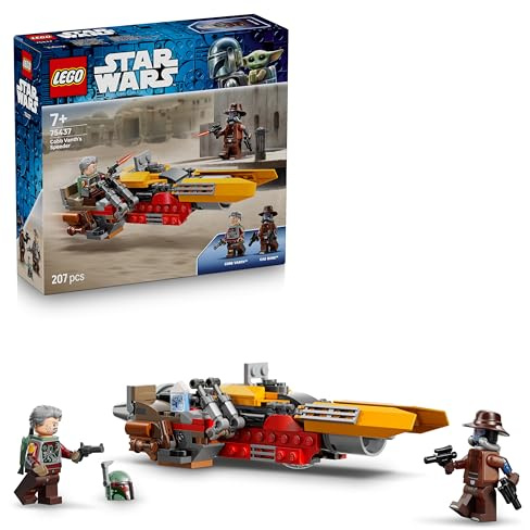 LEGO Star Wars 75437 Cobb Vanths Speeder - inkl. Cobb Vanth & Cad Bane Minifiguren sowie Blaster & Jetpack - Geschenk für Jungen ab 7 Jahren und Fans von The Mandalorian