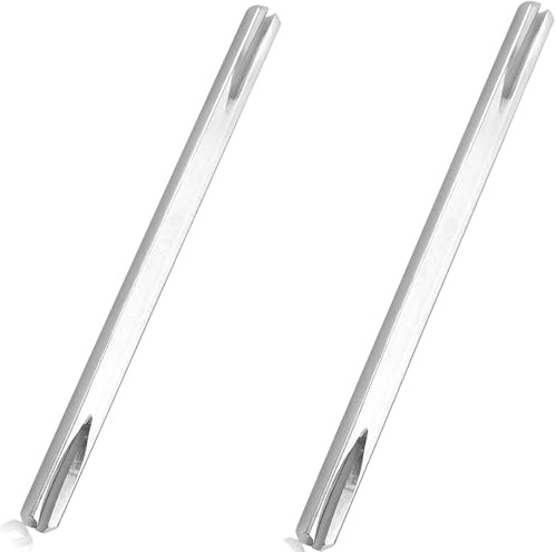 2 pezzi 110 mm maniglia per porta, perno quadrato 8 x 110 mm, raccordo per porta, perno quadrato in acciaio zincato, perno quadrato di ricambio, perno di fissaggio in acciaio massiccio