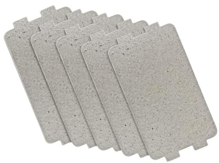 Lot de 5 plaques de mica universelles for four à micro-ondes 116 x 65 mm, compatibles avec Midea, four à micro-ondes, grille-pain, sèche-cheveux, chauffe-plats