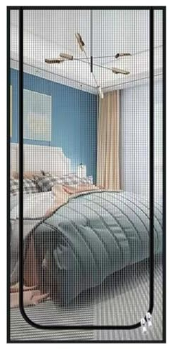 Porta per zanzariera per gatti, porta per zanzariera a forma di U resistente con cerniera 32x79, gatto rinforzato robusto multifunzionale per casa, camera da letto, soggiorno, cucina rinforzata