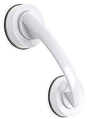 JanTeelGO Suction Grab Bar, Portable Suction Handle Bar Suction Grip Bar for Window Door Drawer Cabinet Mini Fridge Grab Puller (White)