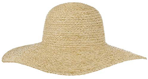 LIERYS Raffiastroh Schlapphut Damen Eleganter Flapper-Stil Sonnenhut Naturmaterial Made in Italy Frühjahr/Sommer Natur One Size