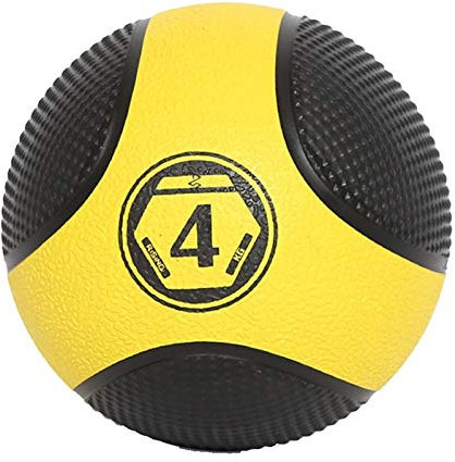 AGYH Medizinbälle Medizinball, 4 Kg / 8.8lbs Elastischer Gummigymnastikball, Gravity Ball Geeignet for Core Training Volume Wurftraining, Rutsch- Und Abriebfeste