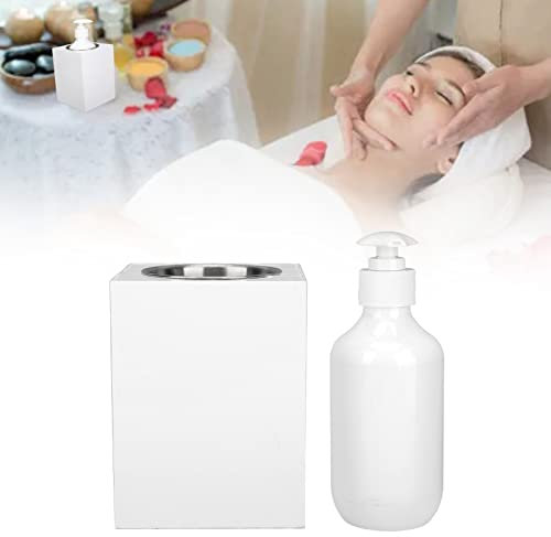 Massageöl Erwärmer, Ölflaschen Erwärmer MassageöLheizung Einzelflasche Einstellbarer Beheizter Heizgerät für Massageöl Aluminiumlegierung Inner Fast Heat Ölwärmergerät für Spa Hot Massage