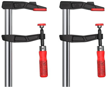 BESSEY TGA25SET-135, 2 x Jubiläumszwinge 135 Jahre BESSEY, Ober- als auch Unterteil weisen ein besonderes Design auf, Spannweite 250 mm Ausladung 120 mm, Gewicht 3,62 Kg