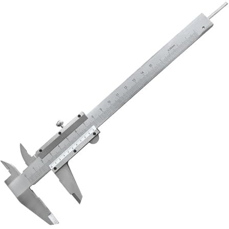 Messschieber 150mm,Messschieber Analog,Präzisionsmessschieber mit Feststellschraube,Schieblehre Analog 0,02 mm Genauigkeit,Klassischer Schieblehre,für Präzise Messung (Silber)