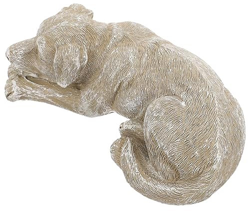 CANIGHT Haustier Hund Memorial Harz Statue Pet Verlust Outdoor Garten Memorial Skulptur