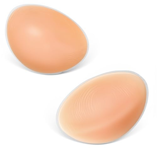 Vollence Silicone Bra Inserts, Push Up Bra Inserts for Breast Lift Enhancers, Pads Bra Inserts for Women Dresses, Swimsuits, and Bikini Tops - Caramel