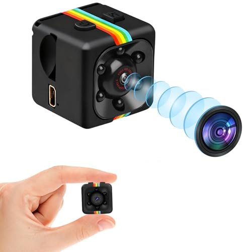 Mini Caméra Espion 1080P HD, Vision Nocturne & Détection Mouvement