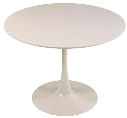 Oviala Esstisch, rund, 4 Personen, Durchmesser 100 cm, Beige