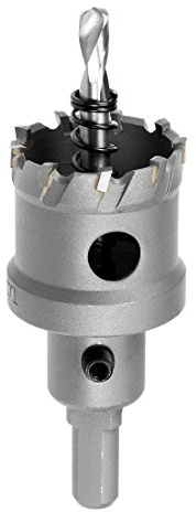 sourcing map Hartmetall Lochschneider, Lochsägen für 5mm Edelstahlblech Metall 35mm