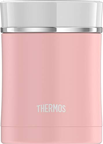 Thermos NS3408PK4 Sipp Stainless Food Jar, Stainless Steel, Matte Pink