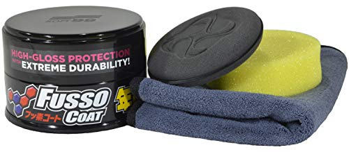 Fusso Coat dark Autopflege Wachs Paste Wax Lackpflege 200g + Tuch + LE Applikator