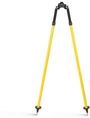 Bipod Vermessungs-Daumenentriegelung, Aluminium-Bipod für Prismenstangen, Vermessungen und GPS-Pole der Totalstation, GPS, GNSS