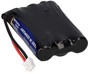Batterie 4,5 V F1x3 Micro AAA + fiche compatible avec Safe-O-Tronic 38400200-4 - Durable - Sans entretien - Fiable - Batterie de rechange