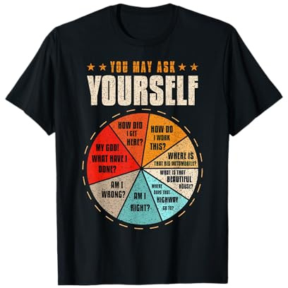 You May Ask Yourself 80s Old School Audioband Vintage Disco T-Shirt