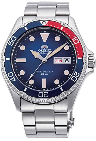Orient Herren Analog Automatik Uhr mit Edelstahl Armband RA-AA0812L19B