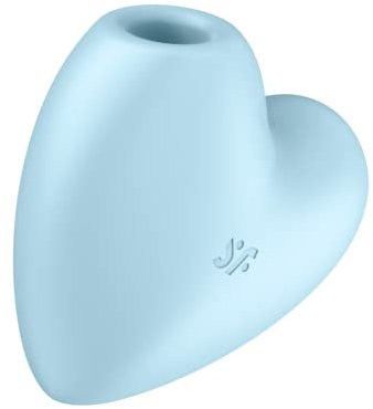 Satisfyer Cutie Heart Druckwellen-Vibrator & Vibrationen | Wasserdichter (IPX7) Klitoris-Stimulator| Sex-Spielzeug für Damen | Erotisches Toy im Herz-Design | Stimulator für Frauen