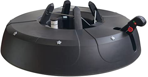 Brandsseller Soporte para árbol de Navidad, con tecnología de palanca de pie, técnica de cuerda única y seguridad, color: antracita, hasta 4,5 m de árboles
