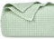 PHF Coperta in 100% cotone a nido d'ape, per letto singolo, 130 x 150 cm, leggera e traspirante, prelavata, per l'estate, certificata Oeko-TEX, per letto, divano, decorazione per la casa, verde salvia